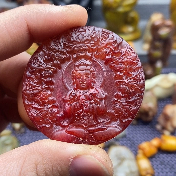 未镶嵌蛇纹石玉颈饰