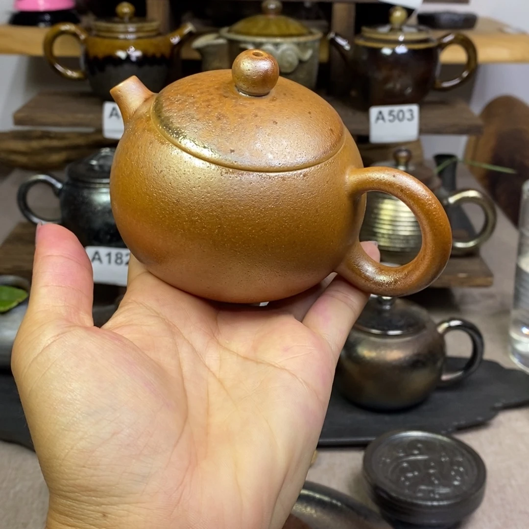 阿***玛建水紫陶柴烧茶壶
