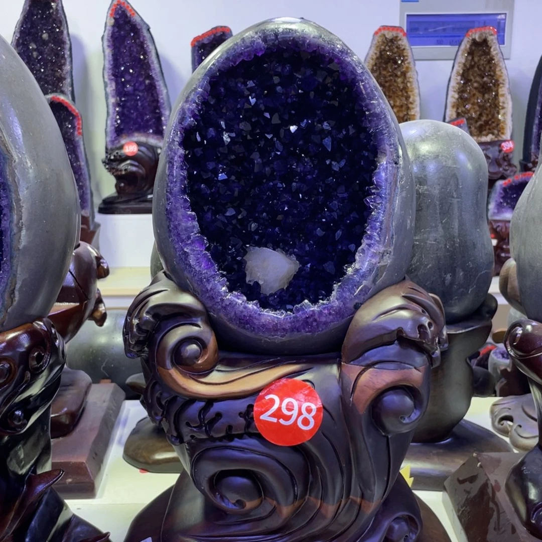 乌拉圭紫水晶摆件