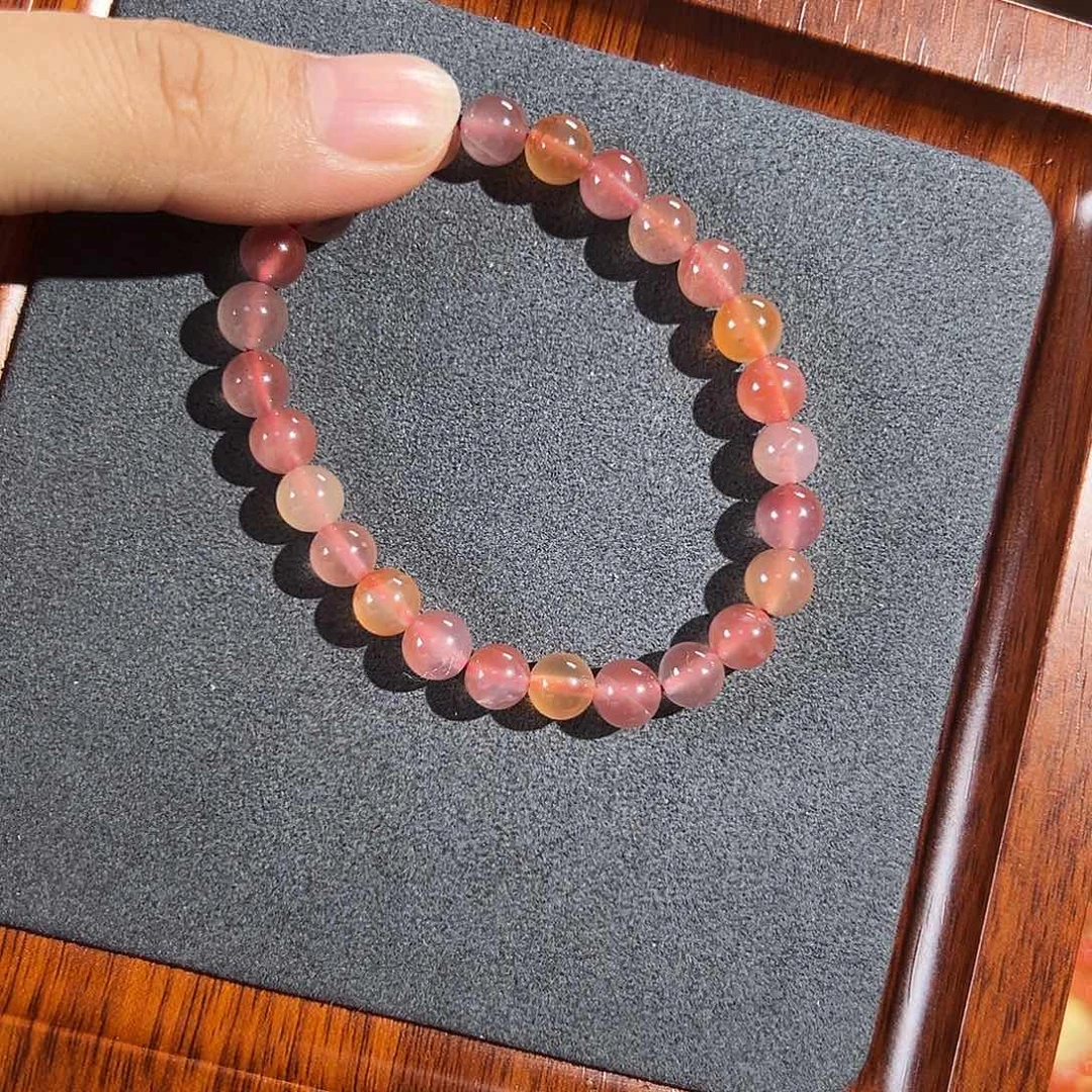 南红玛瑙手链未镶嵌