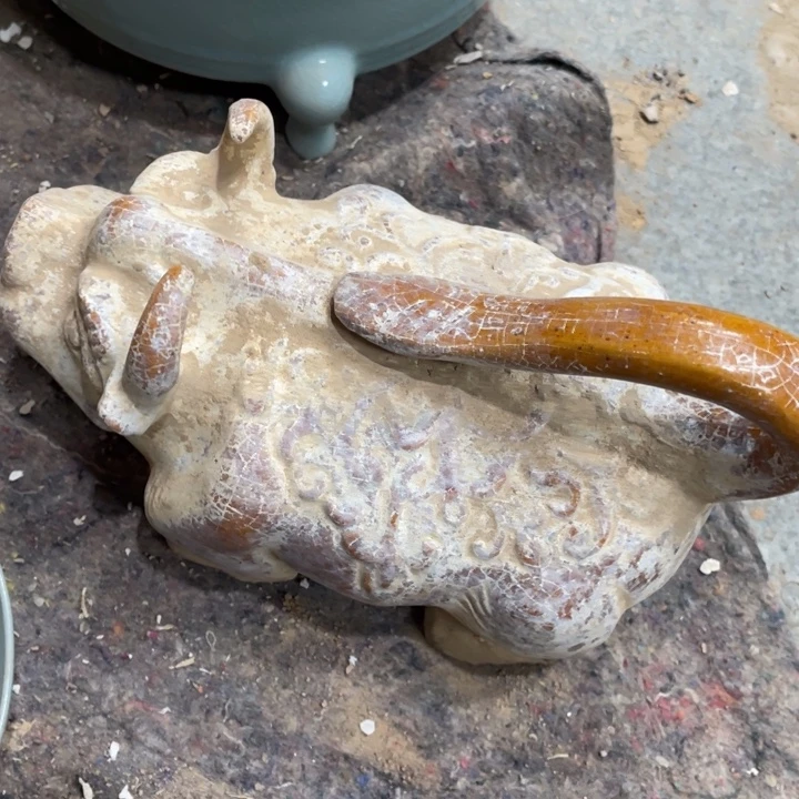 誌***强摆件唐三彩陶瓷摆件