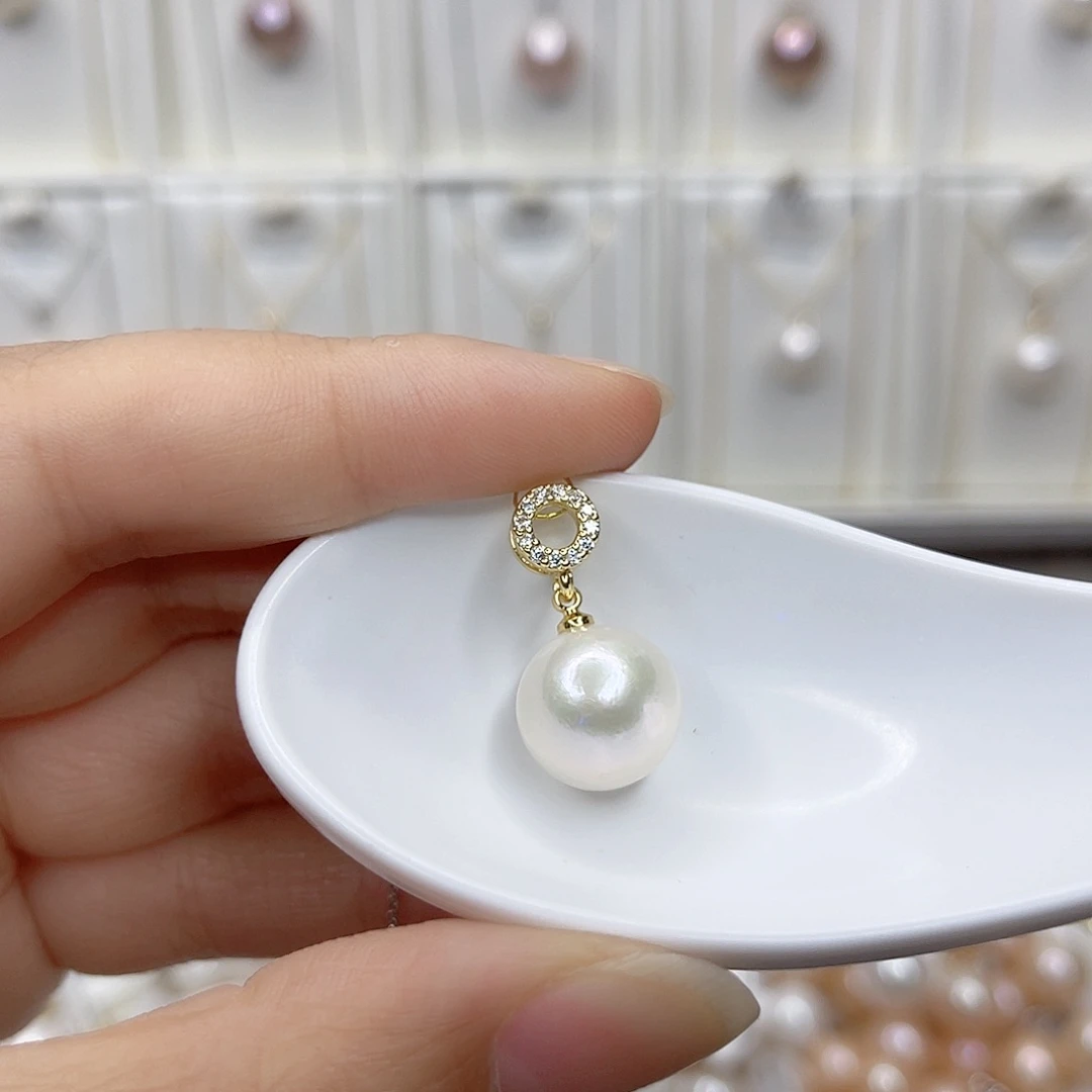 淡水珍珠未镶嵌吊坠(赠链)