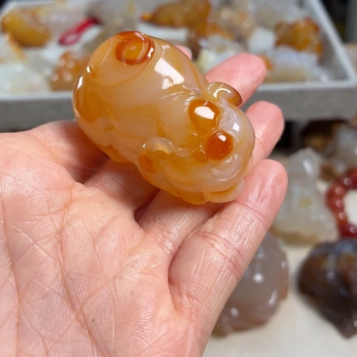 玛瑙/玉髓未镶嵌吊坠(不含链)