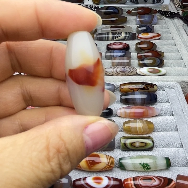 玛瑙/玉髓合金颈饰放漏商品不退不换