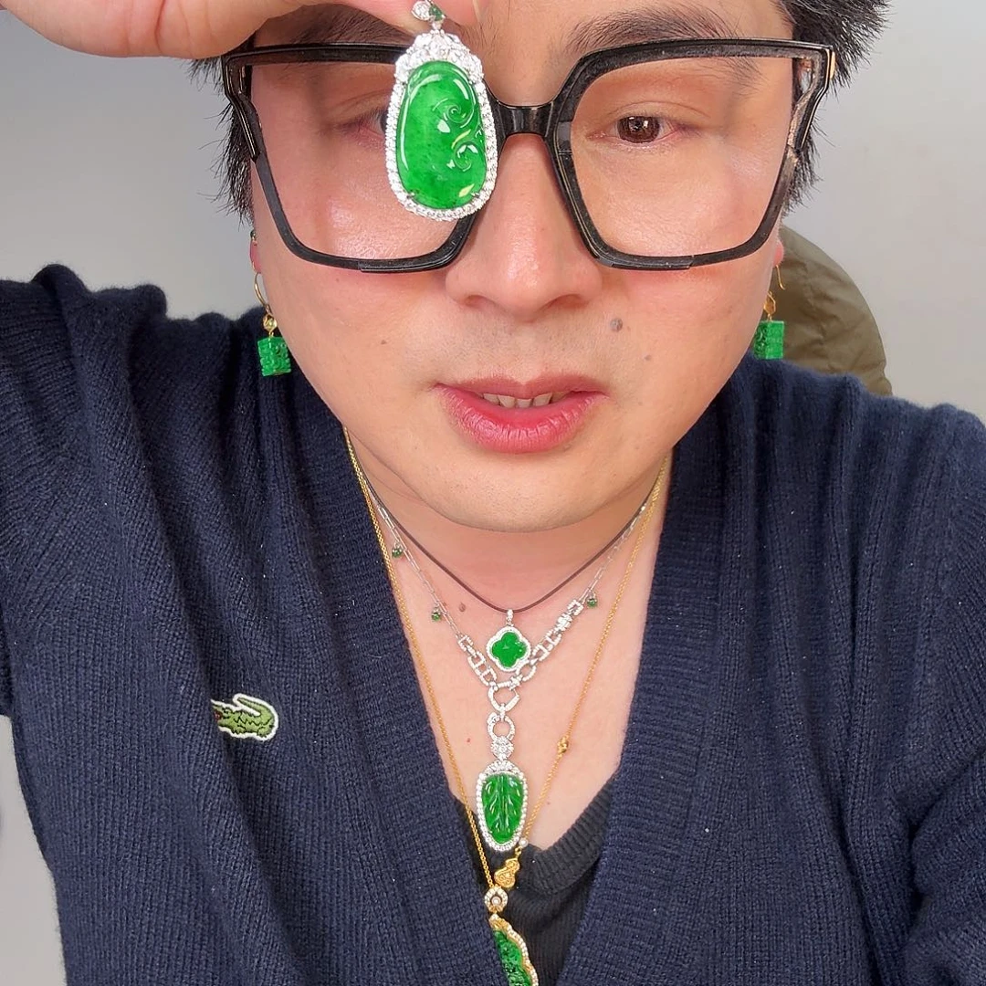 翡翠颈饰未镶嵌一个