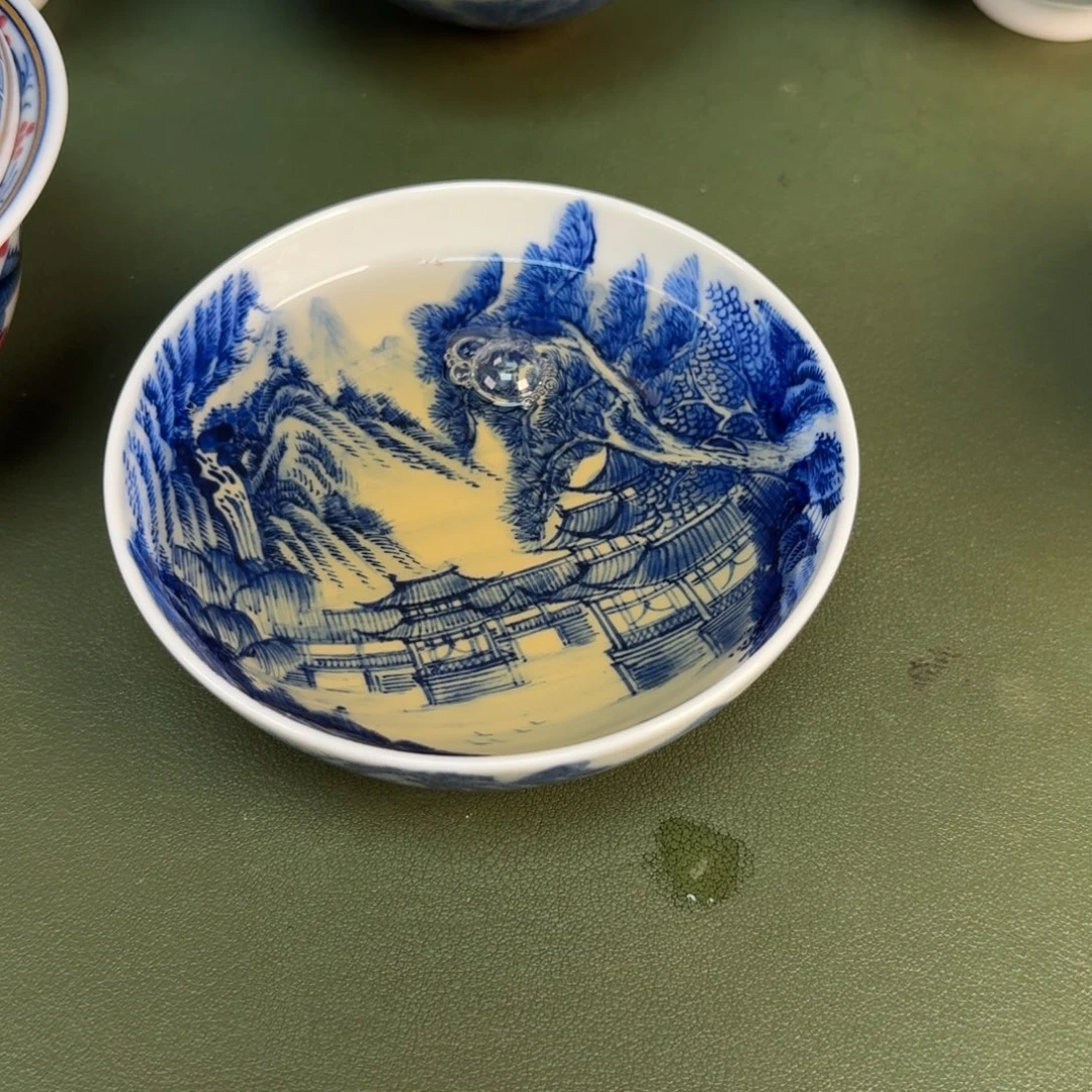 景德镇纯手绘茶具圆圆249