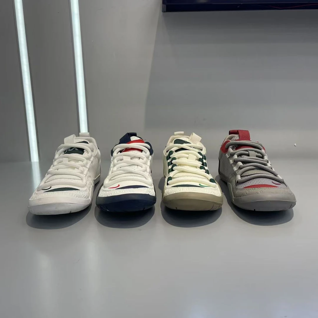 【标准码】2025夏季皮网拼接国潮新款做旧擦色男款休闲鞋时尚