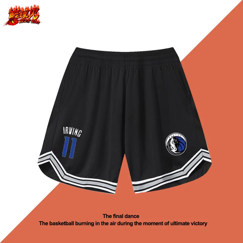 湖人库里短裤男款夏季科比美式训练运动休闲速干三分篮球外穿网眼