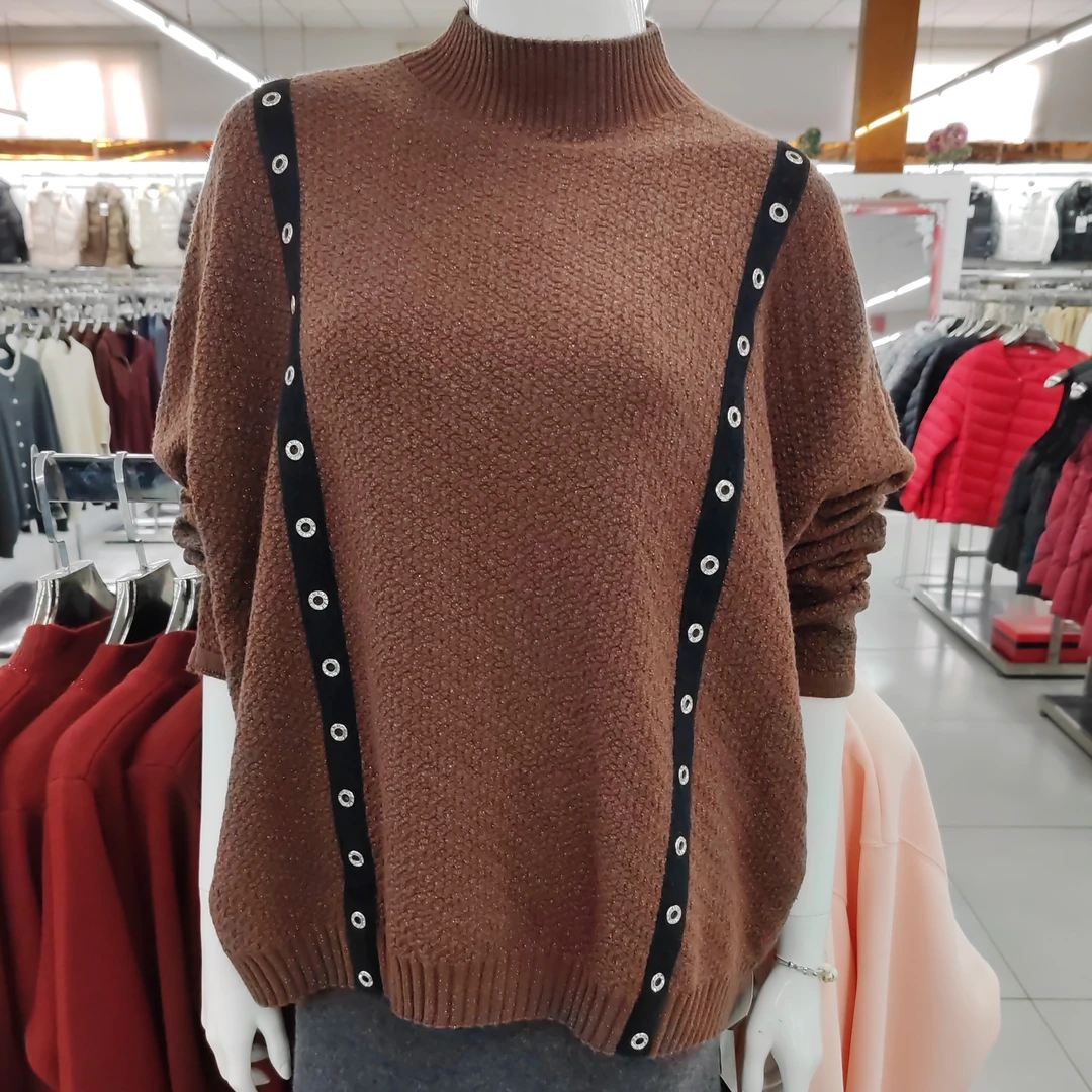 秋冬宽松时尚女款针织打底衫百搭洋气显瘦入秋衣服韩系慵懒风