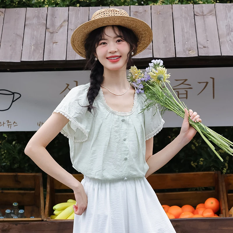 【衬衫合集】法式复古慵懒风气质衬衫女2024夏季新款小清新设计上衣