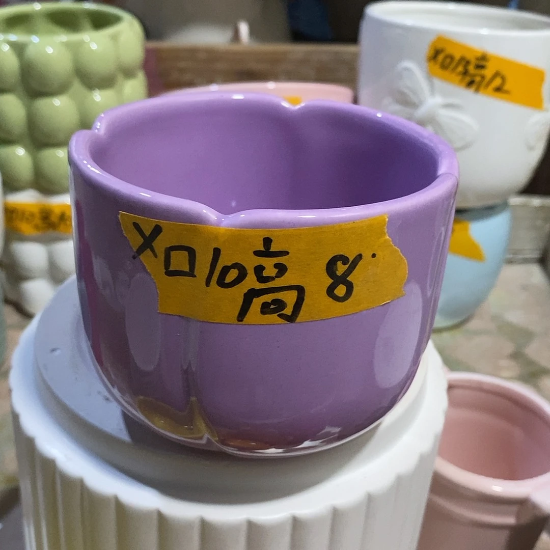 陶摆件陶盆有孔 瑕疵介意勿拍