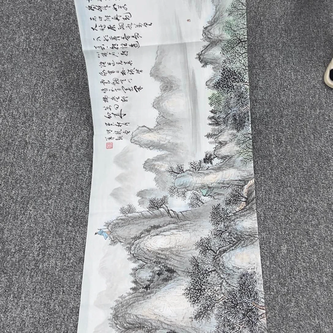 国画卖字画的小老板