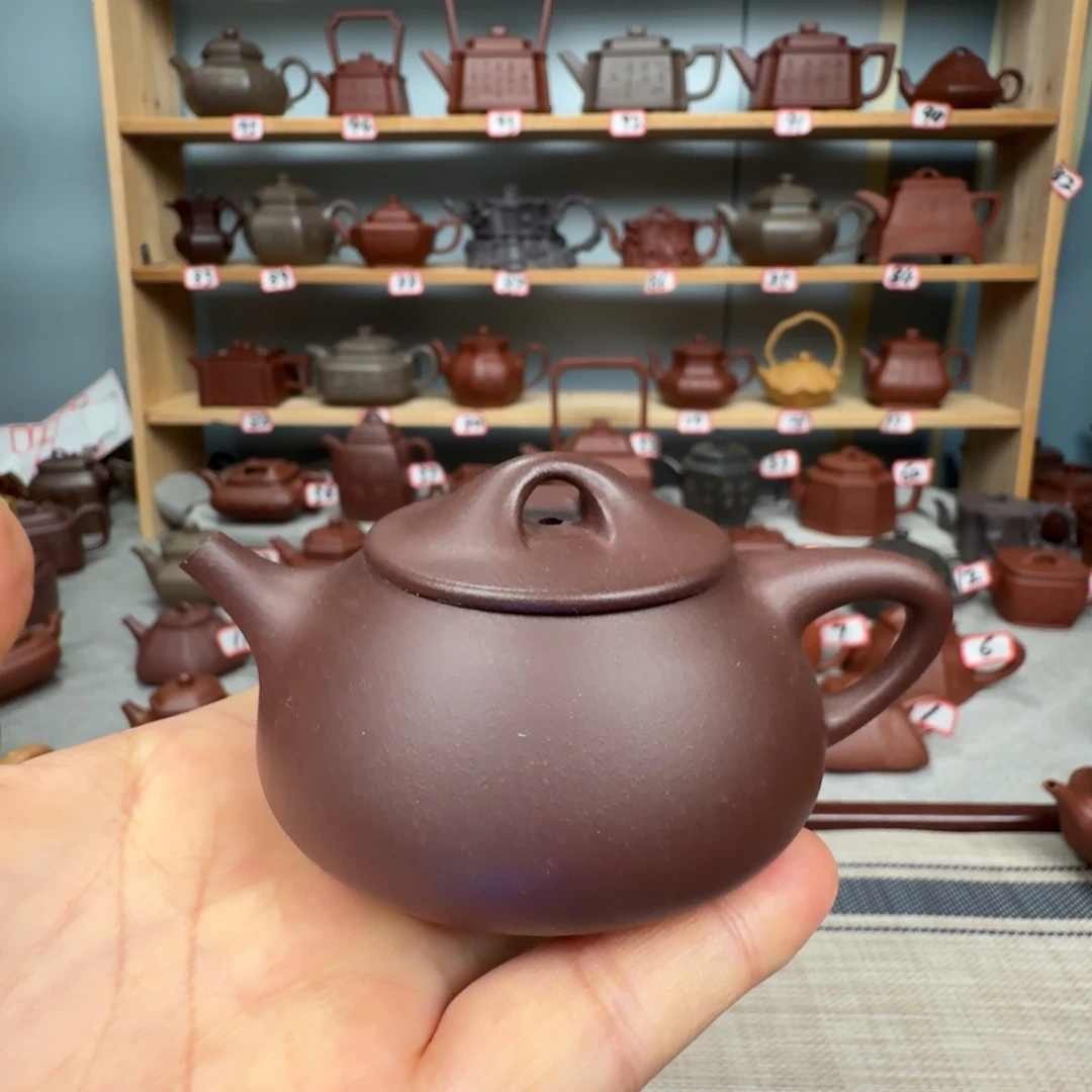 茶壶紫泥半手工制作