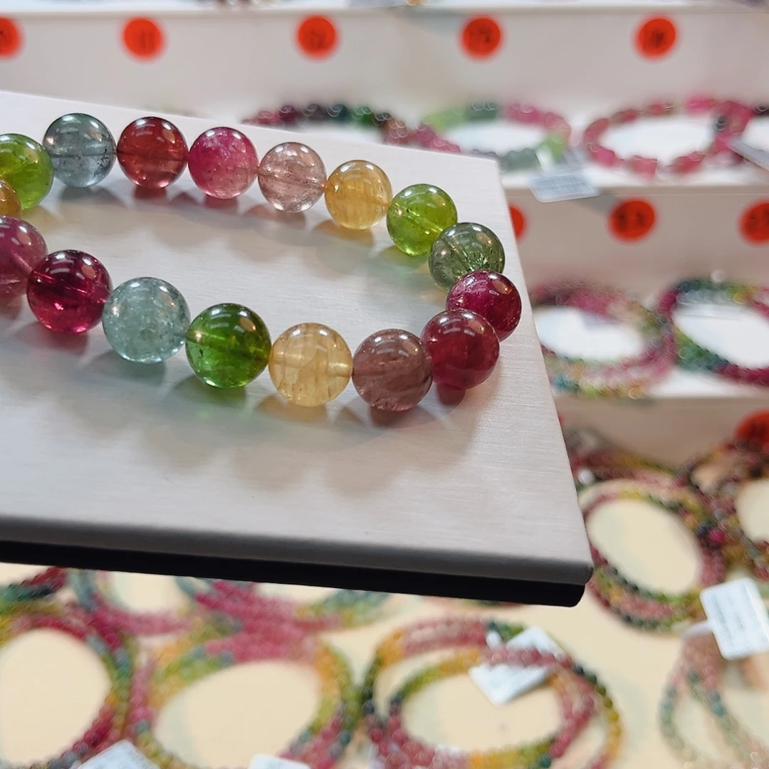 碧玺未镶嵌手链碧玺