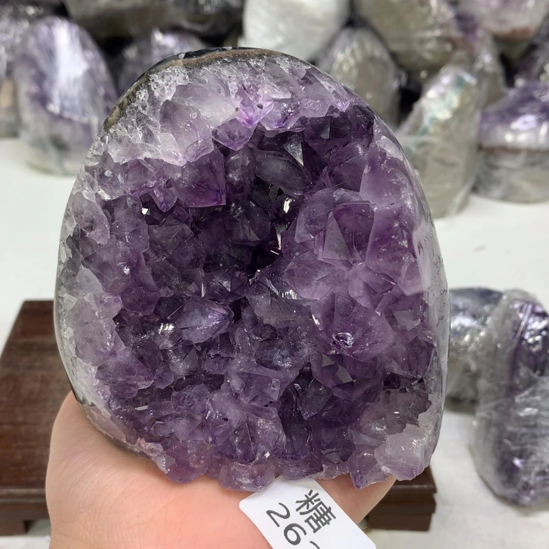 紫晶摆件未镶嵌水晶