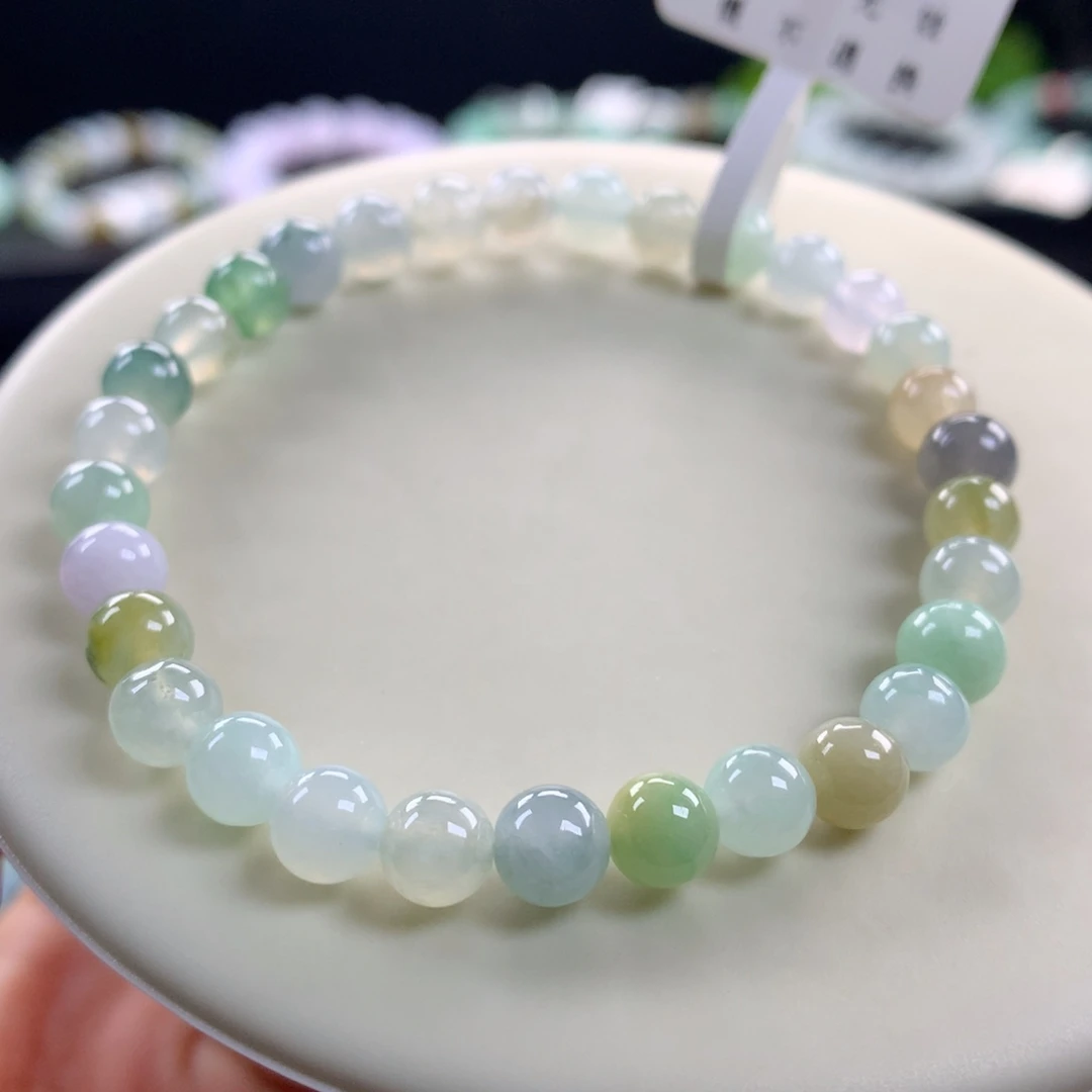 翡翠未镶嵌手链卡6
