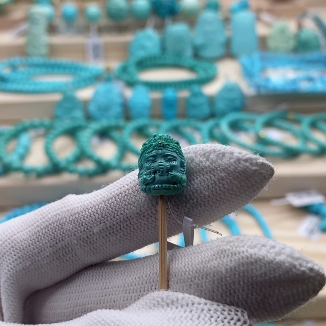 绿松石珠宝奇石未镶嵌