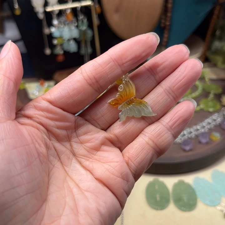 时***梭蛇纹石玉银S925镶嵌项链