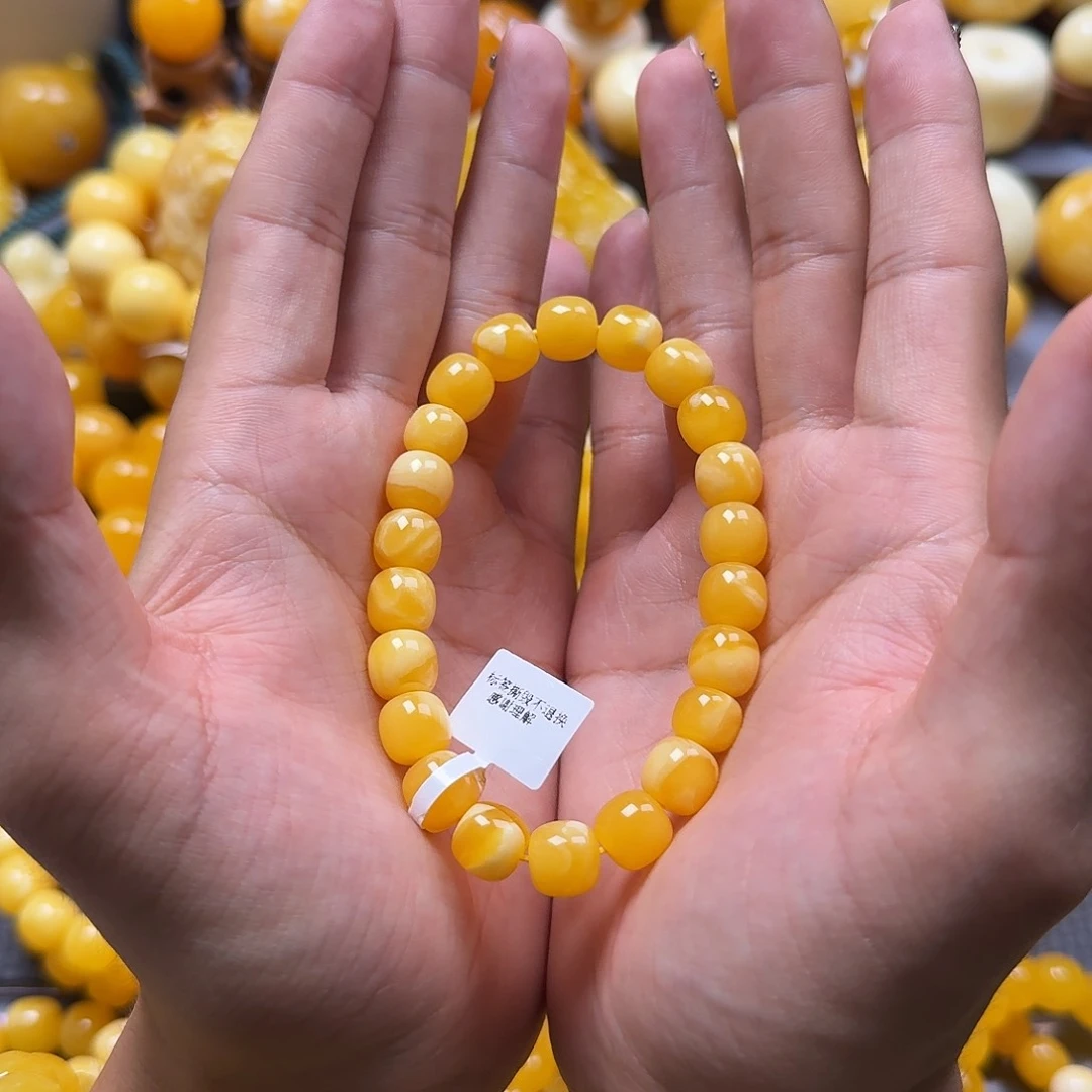 未镶嵌蜜蜡珠宝奇石同料10mm