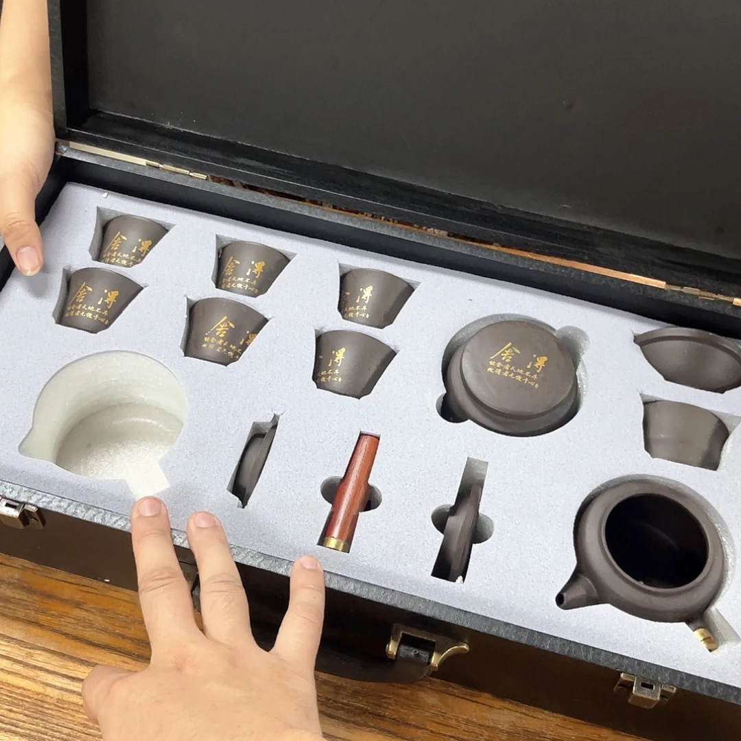 孤品茶具套装等。