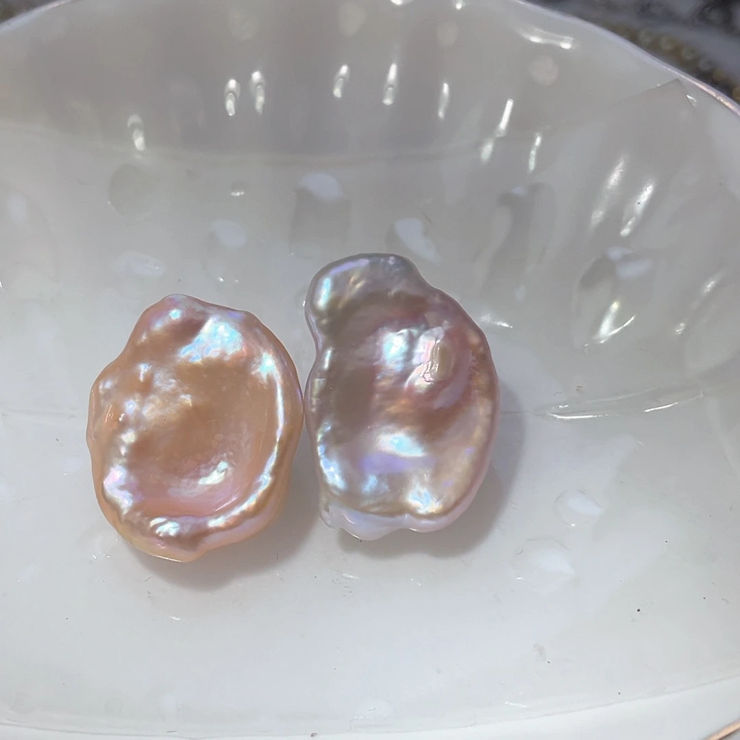 银S925镶嵌淡水珍珠耳饰