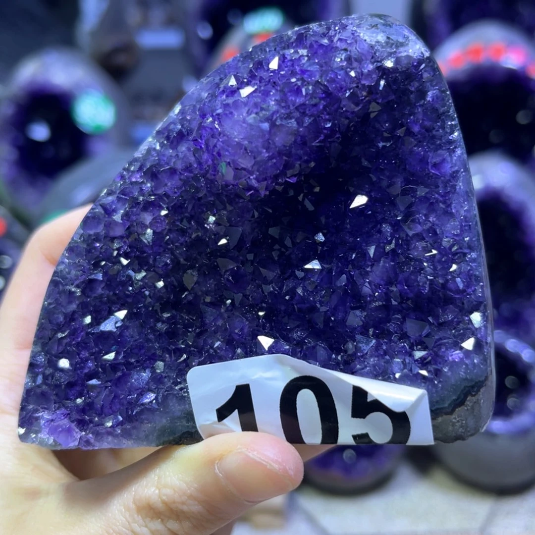 紫晶摆件未镶嵌紫水晶