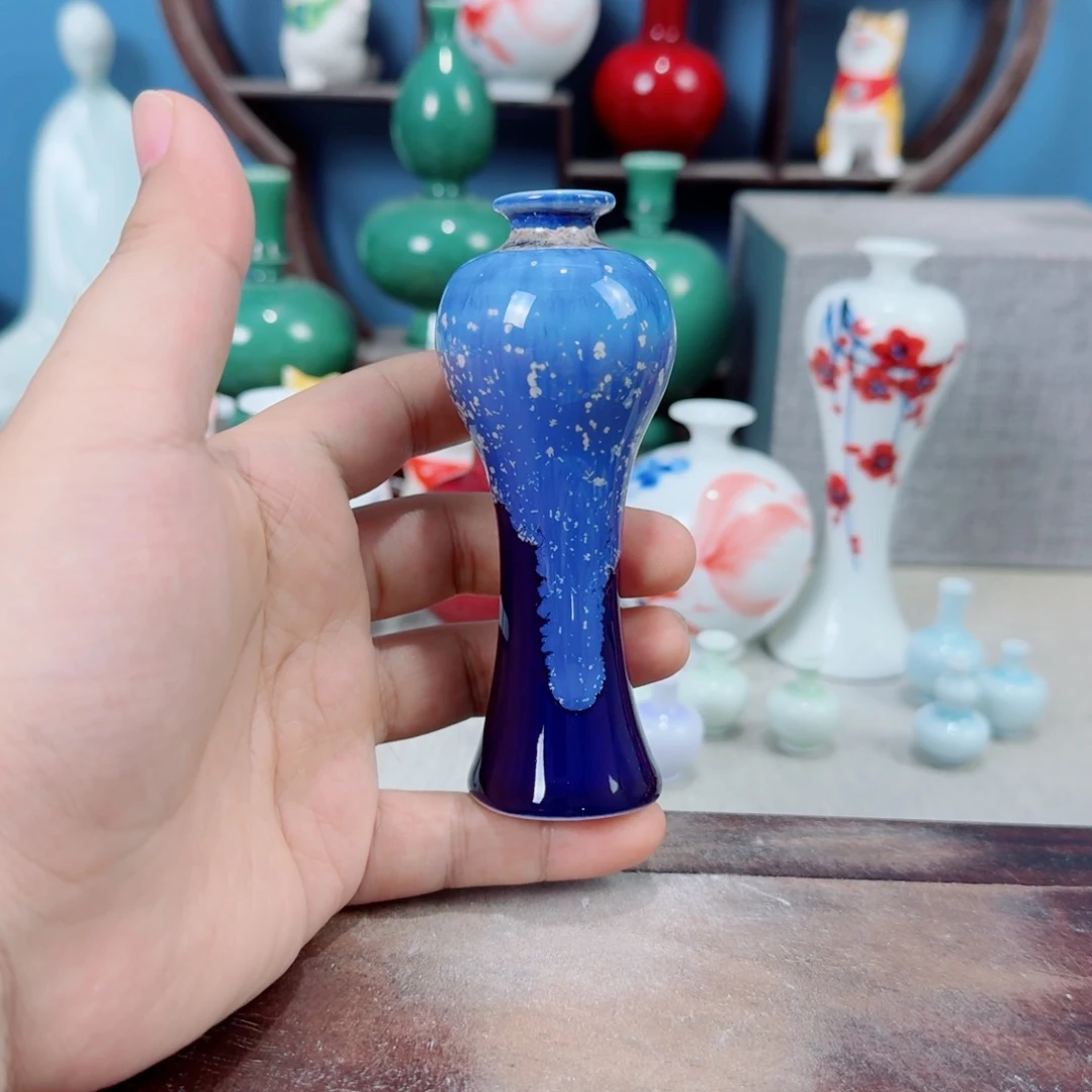 陶瓷手工小花器摆件