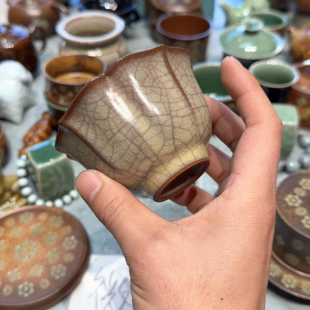 小金茶具青瓷茶器