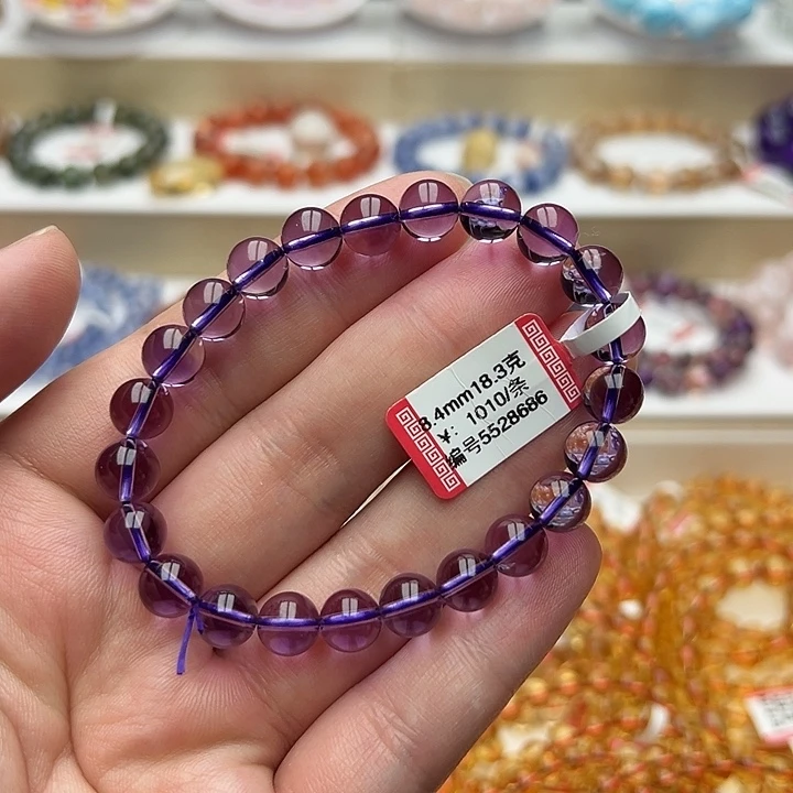 未镶嵌手链紫晶天然紫水晶