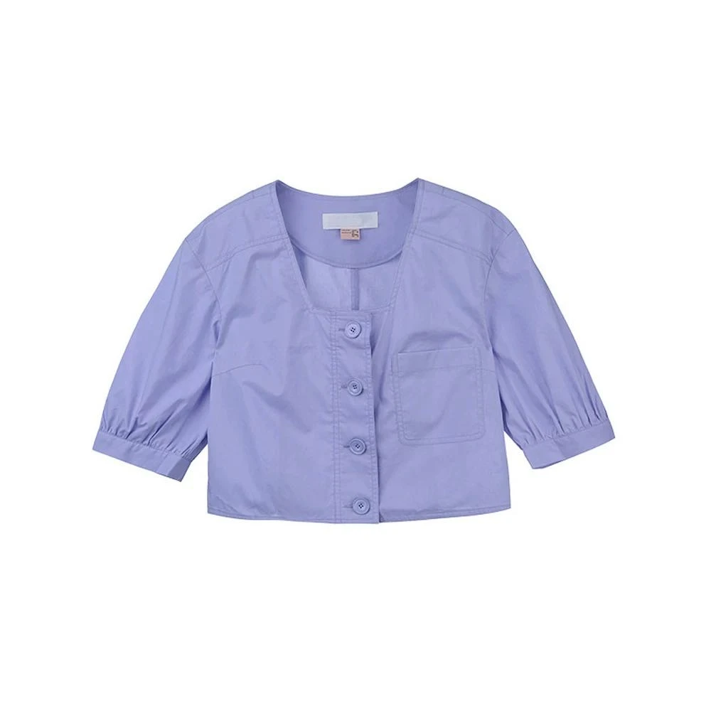 JJ淡紫色上衣6282洋气时尚