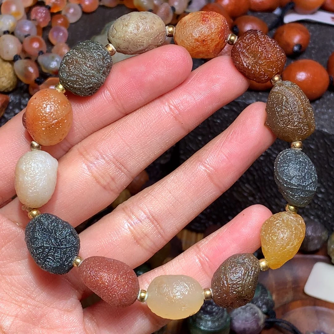 未镶嵌玛瑙/玉髓珠宝半成品