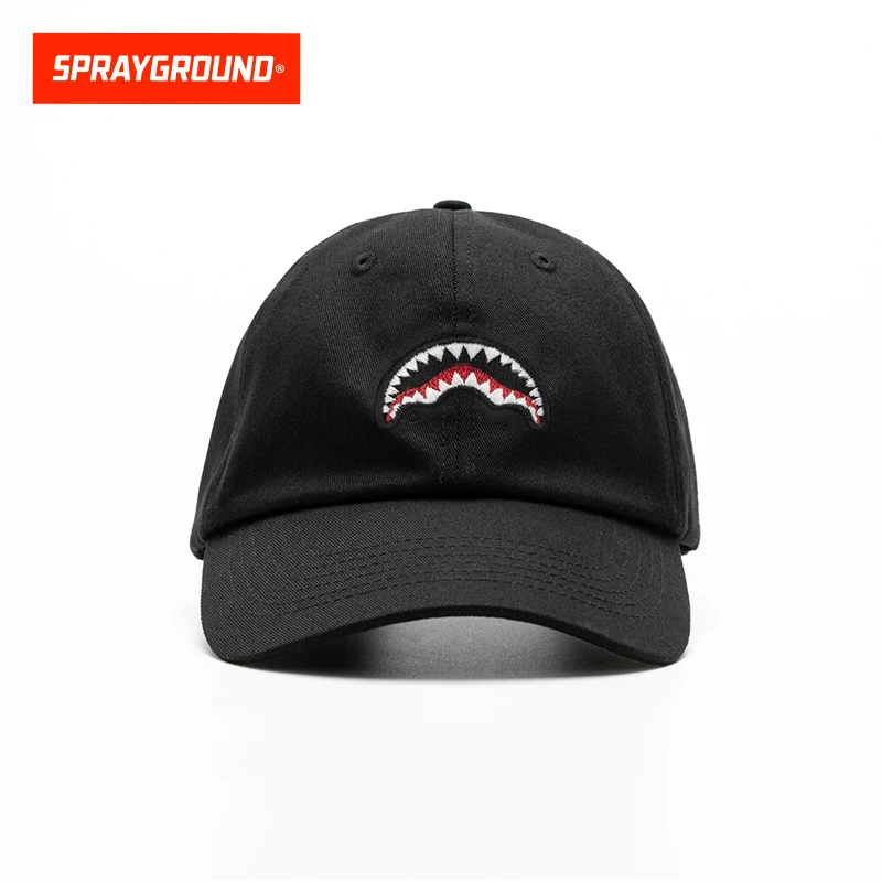 SPRAYGROUND 鲨鱼嘴球帽鸭舌帽百搭潮流春季新款HD WE120002