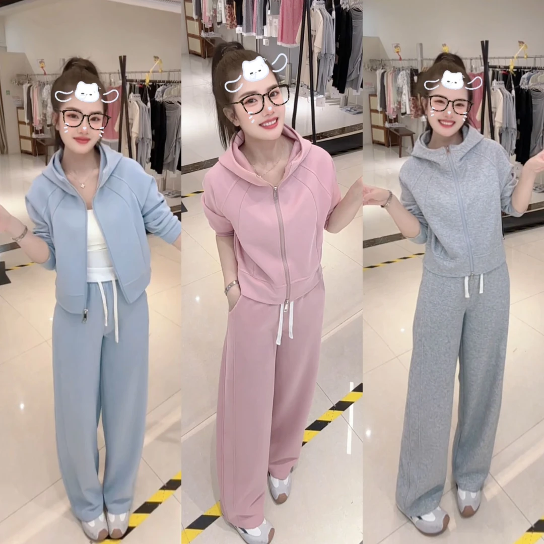 卫衣女装秋冬女士时尚套装宽松原宿风山本风东南亚风洋气显瘦