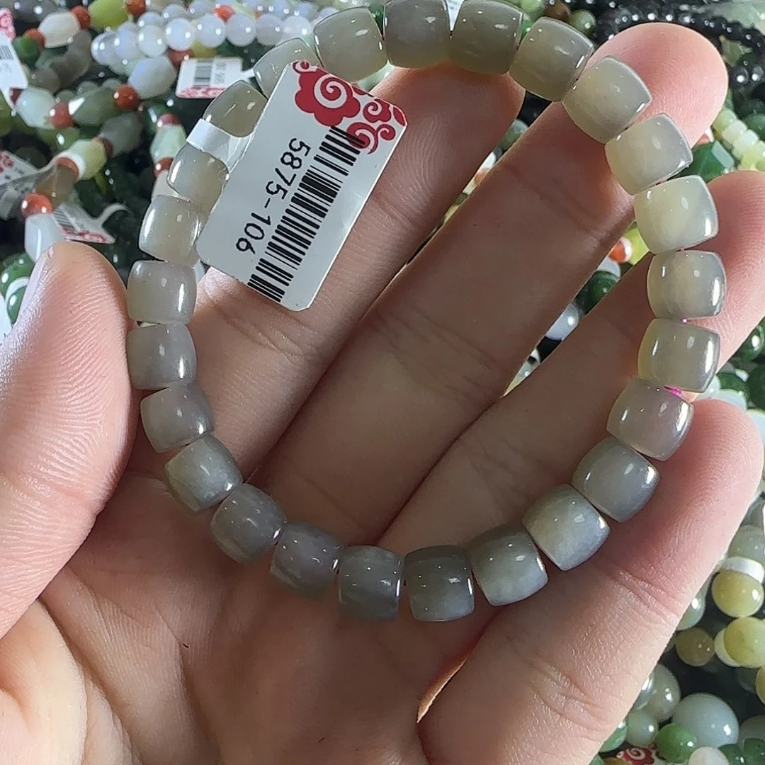 和田玉手链未镶嵌64