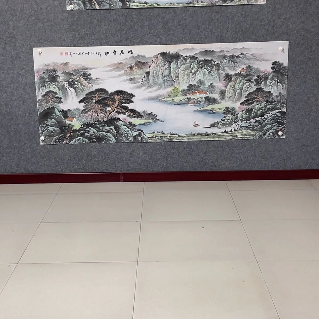 国画小六尺178.69画芯 捡漏