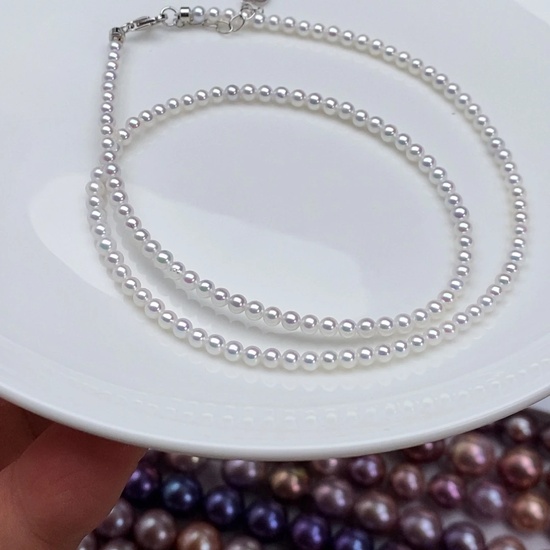 合金颈饰淡水珍珠