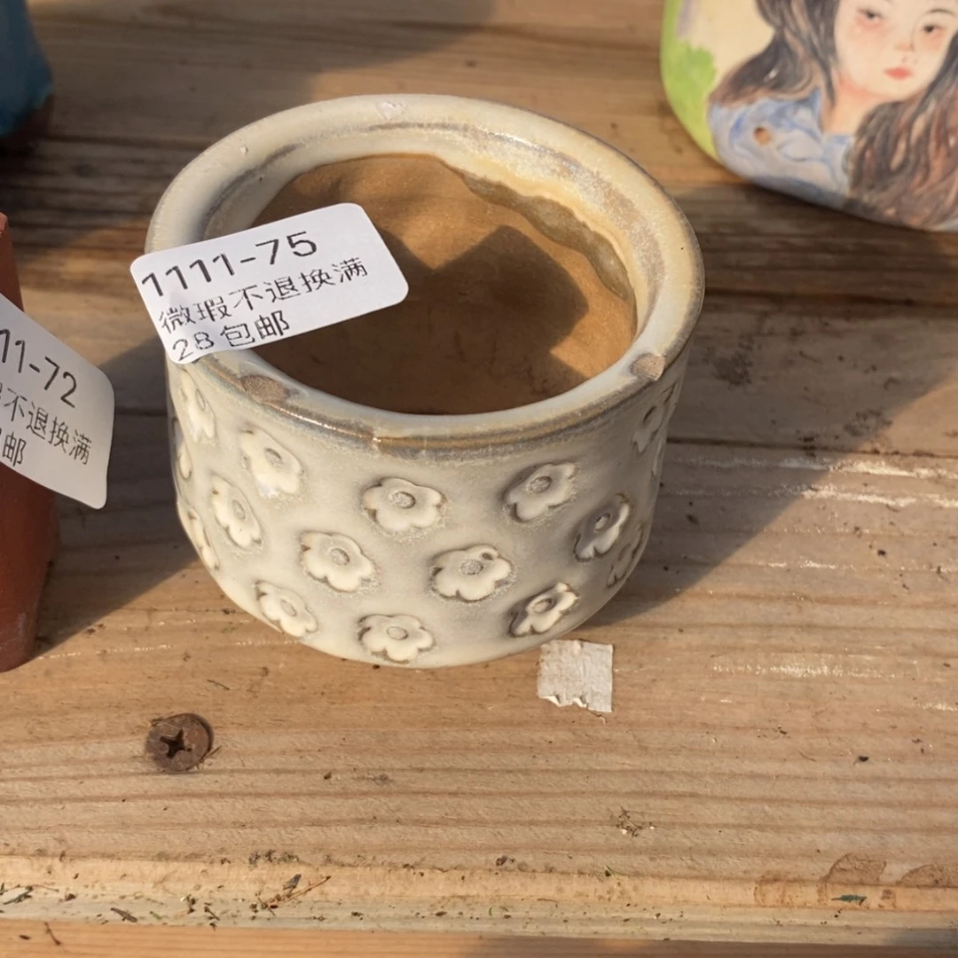 75号多肉盆口径5瑕疵