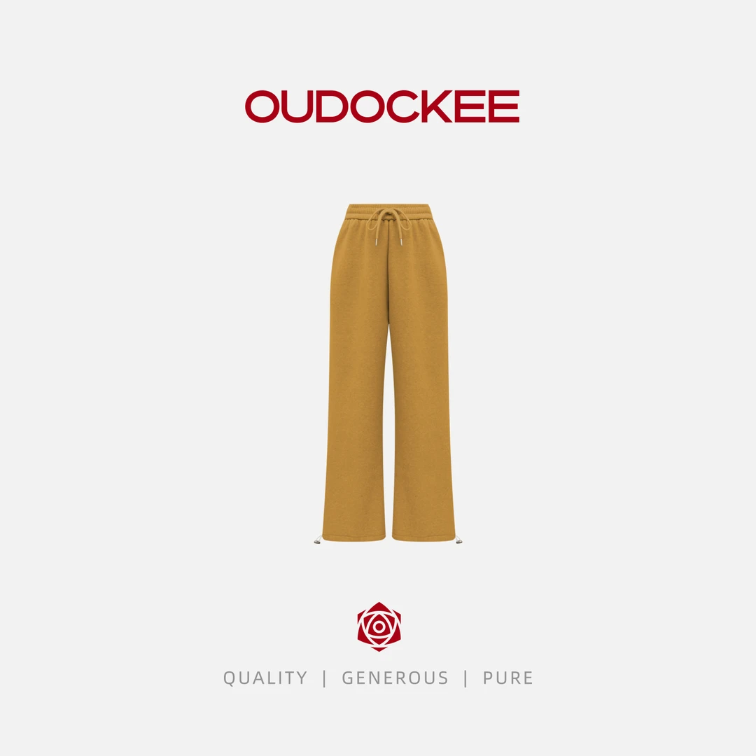 OUDOCKEE 鸥鸥【南瓜】秋冬通勤百搭松紧休闲卫裤 KACSC1056T