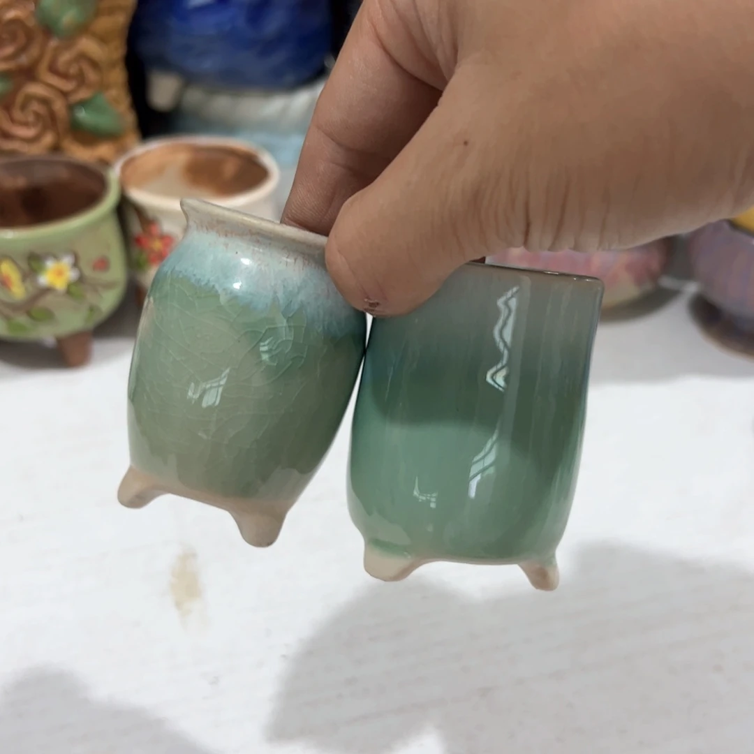 陶瓷多肉小花盆@@1946