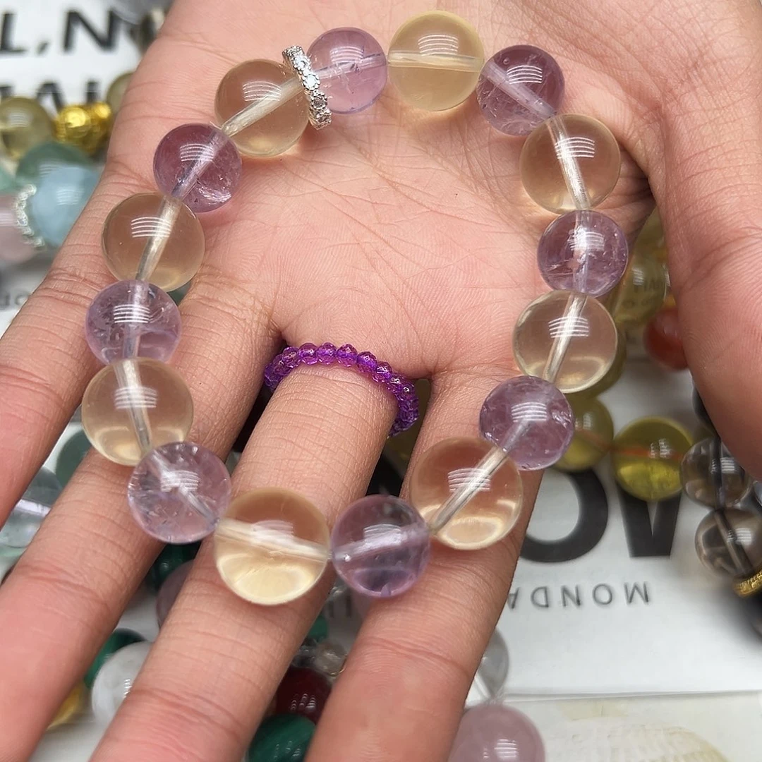 水晶未镶嵌手链水晶手串