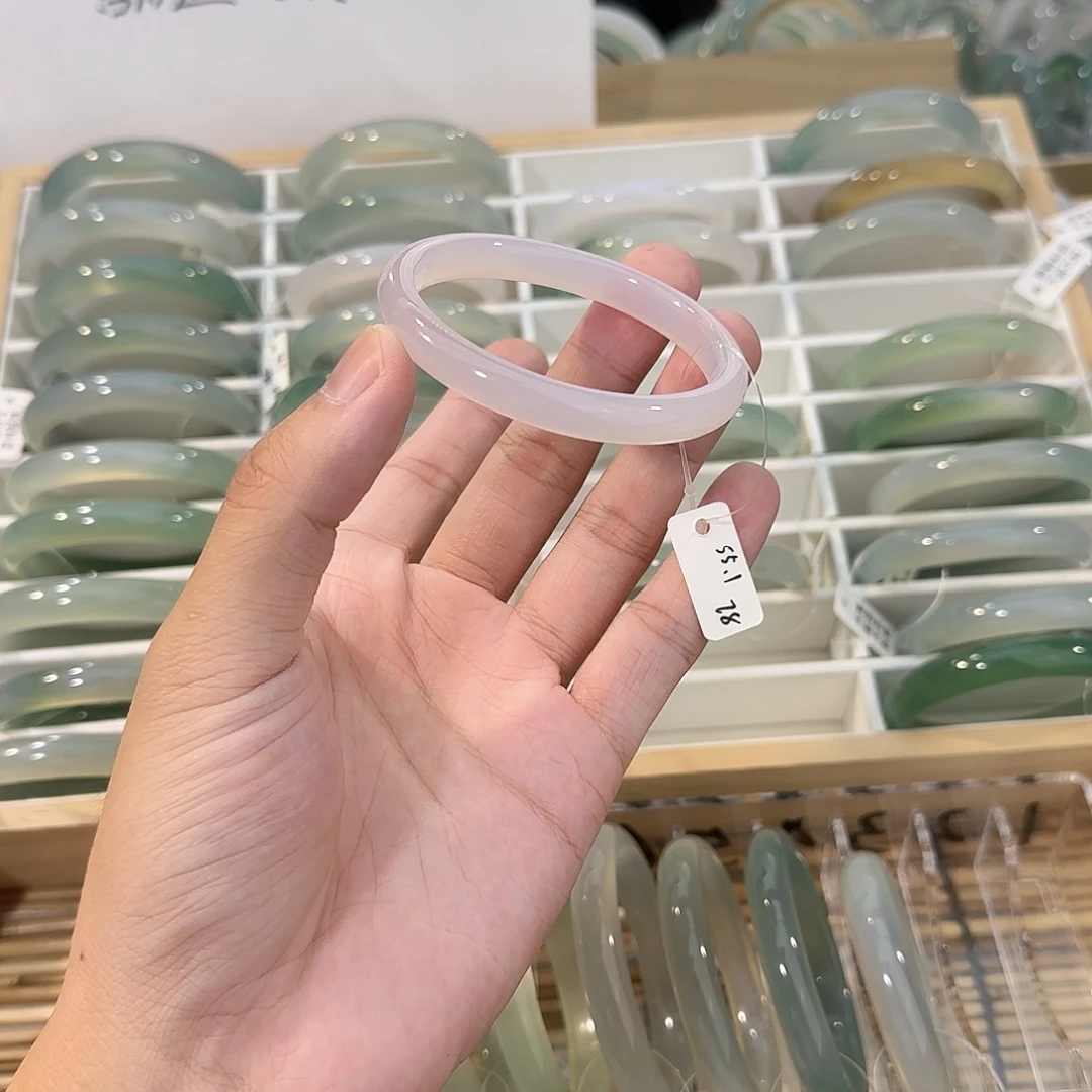 手镯玛瑙/玉髓未镶嵌圈口55.1