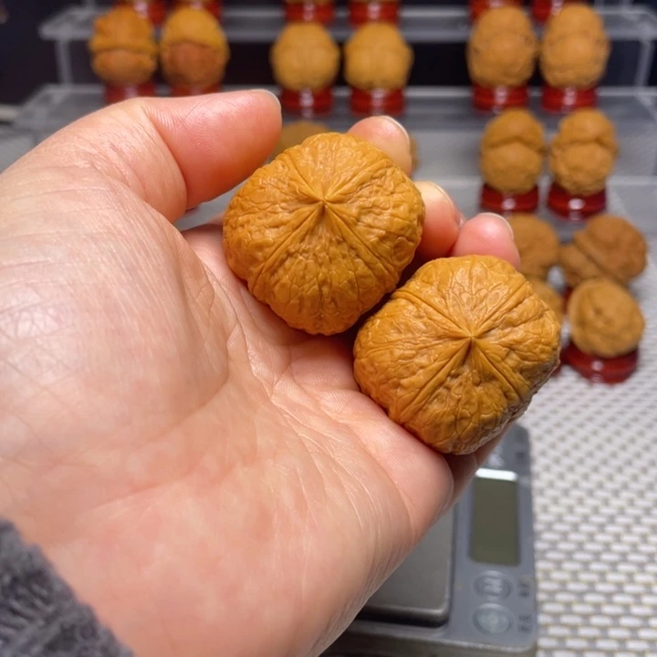 文玩核桃把件38御宝四棱