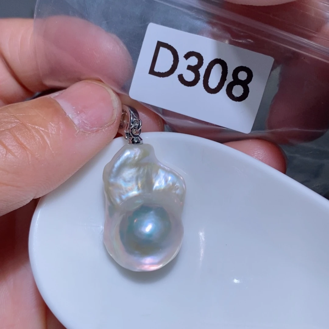 淡水珍珠其他银S925镶嵌稻**了