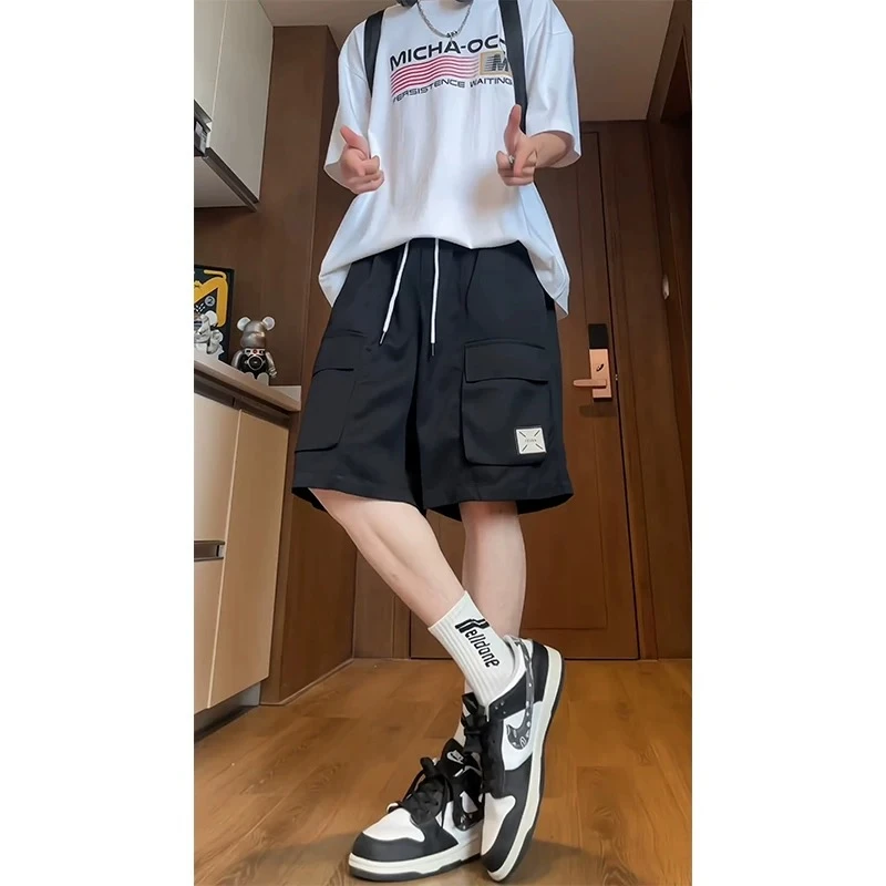 KONITIHA 夏季情侣工装短裤薄款速干五分裤男女运动休闲裤潮K2331