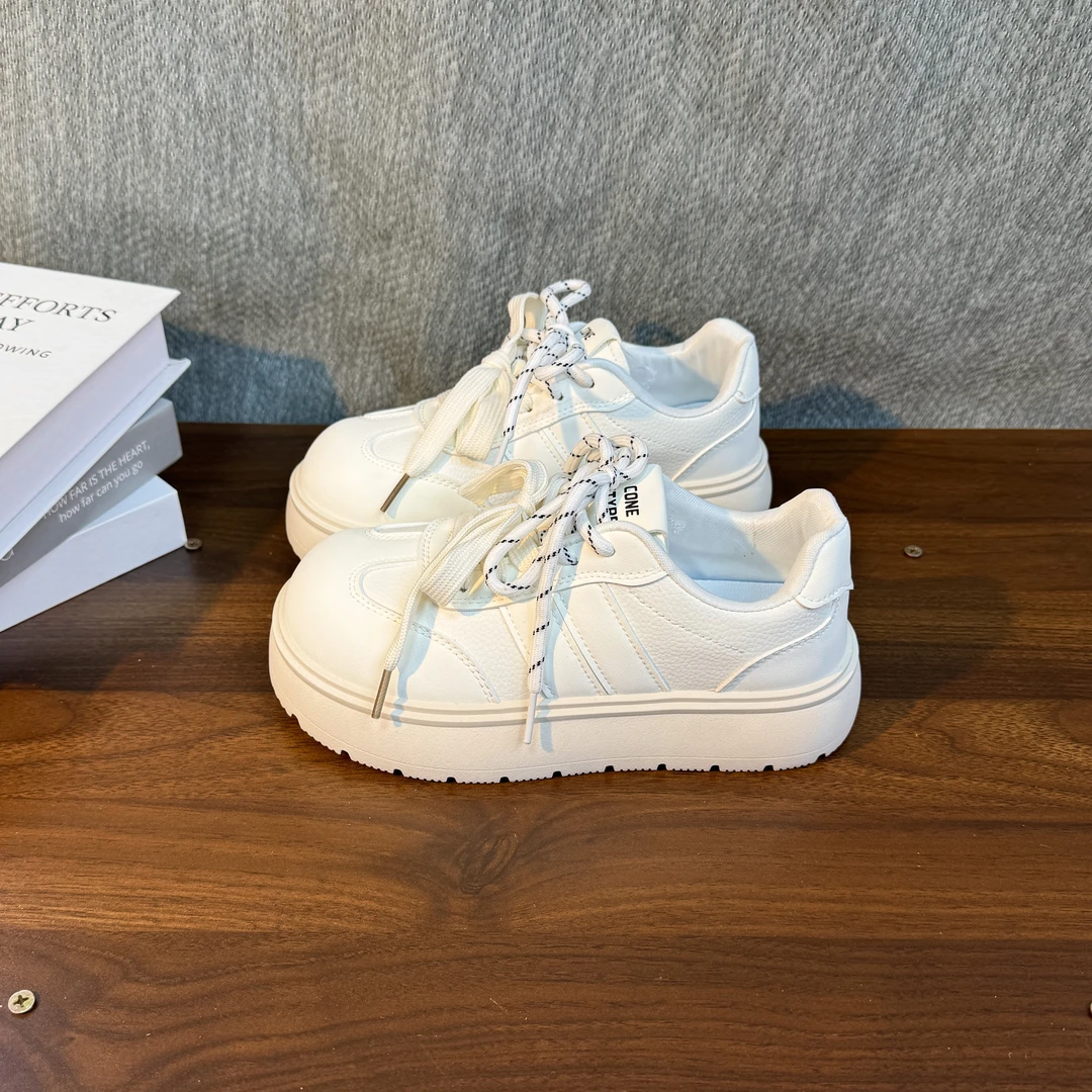 KC871 厚底小白鞋2025新款秋季爆款增高轻便潮流百搭运动休闲板鞋