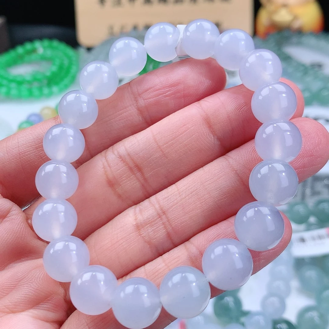 翡翠手链未镶嵌卡10mm