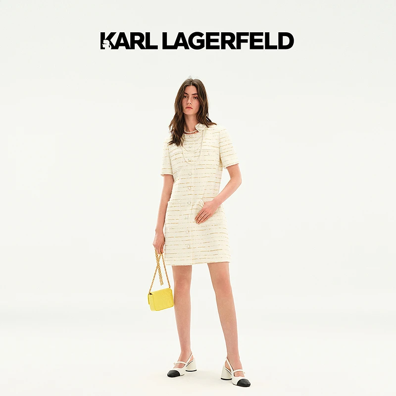 【晨粉专享价】KARL LAGERFELD5春季连衣裙老佛爷M22E13G6