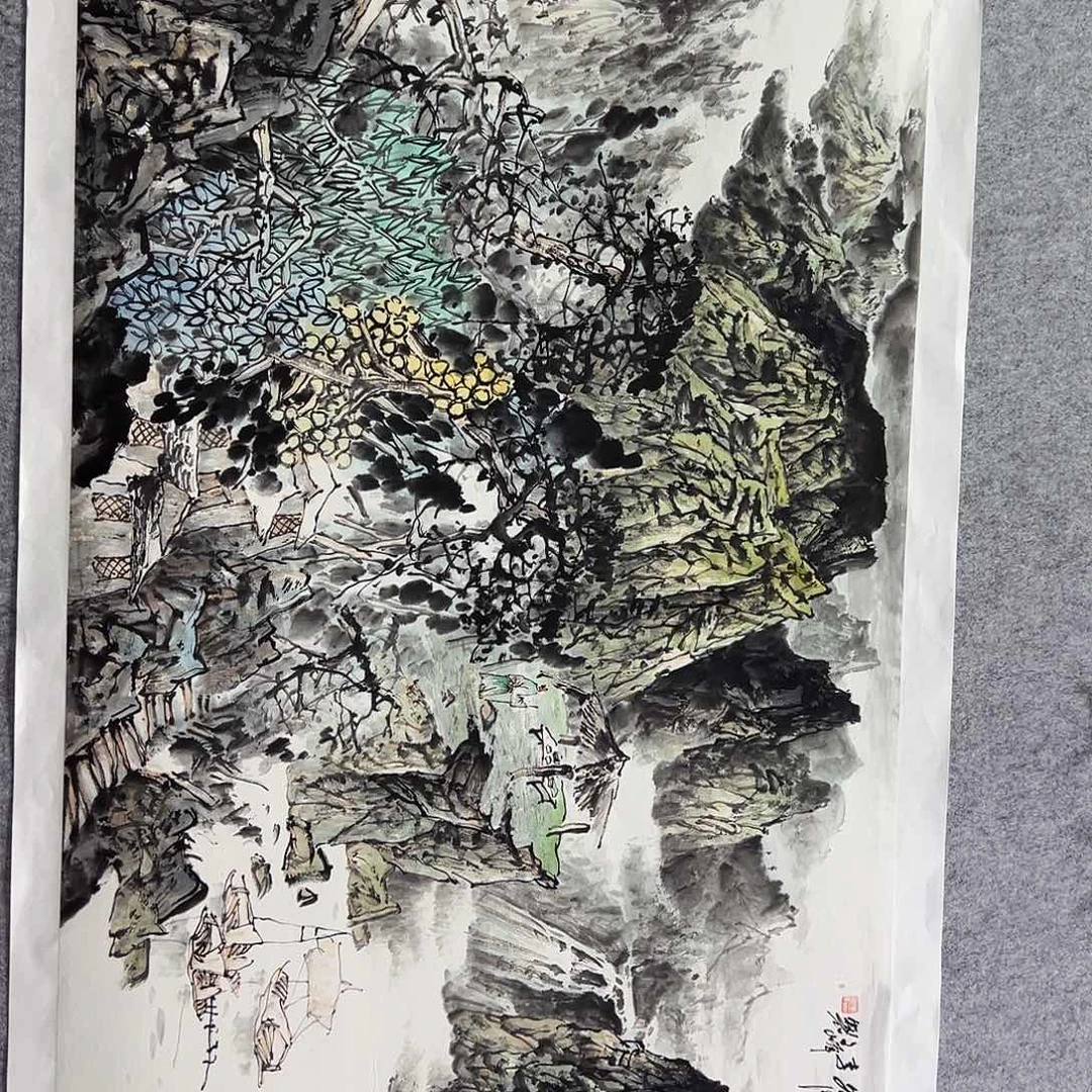 国画李文峰的作品