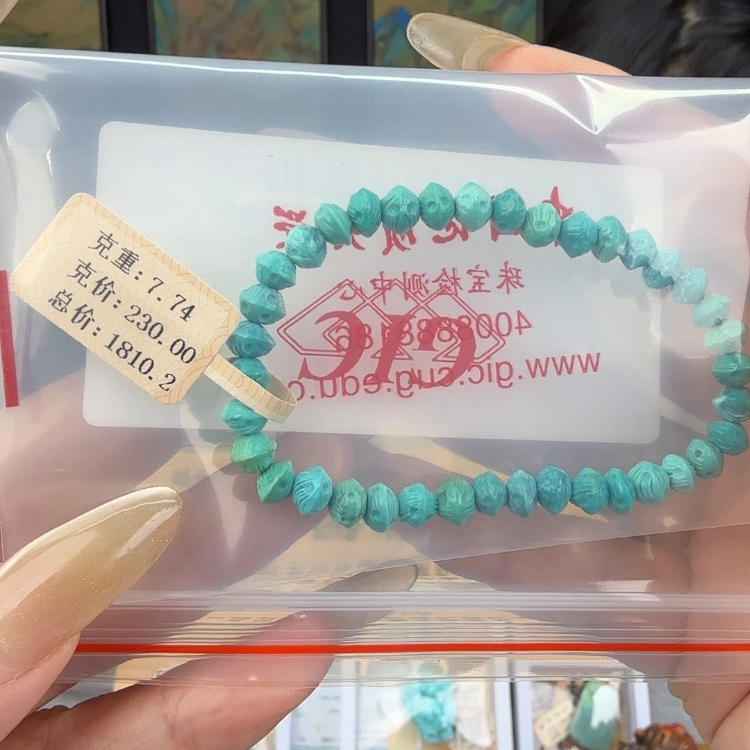 Z***o绿松石未镶嵌珠宝奇石