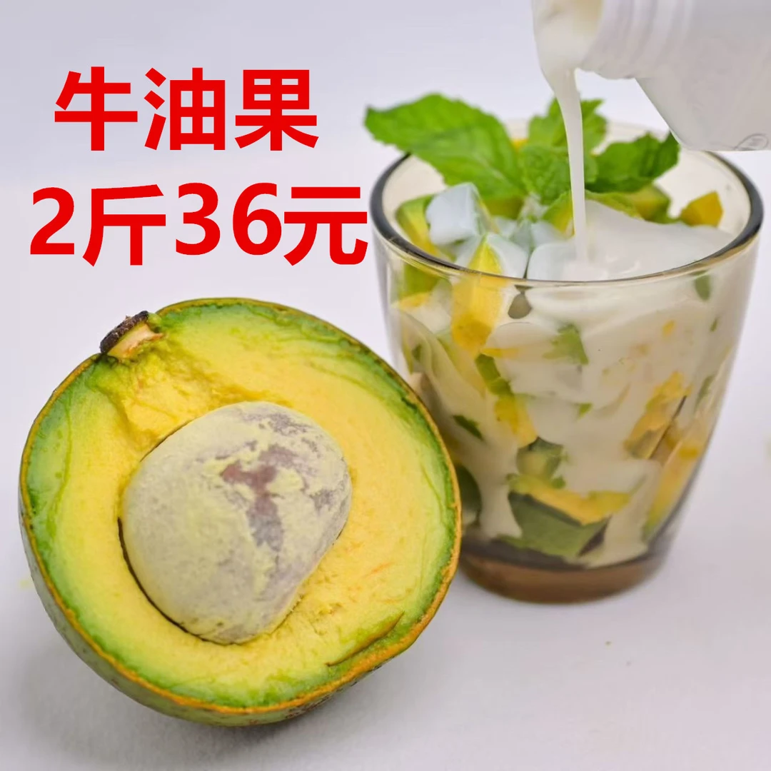 牛油果巨无霸圆形越南品种软糯应季热带高档水果稀奇美味鳄梨水果